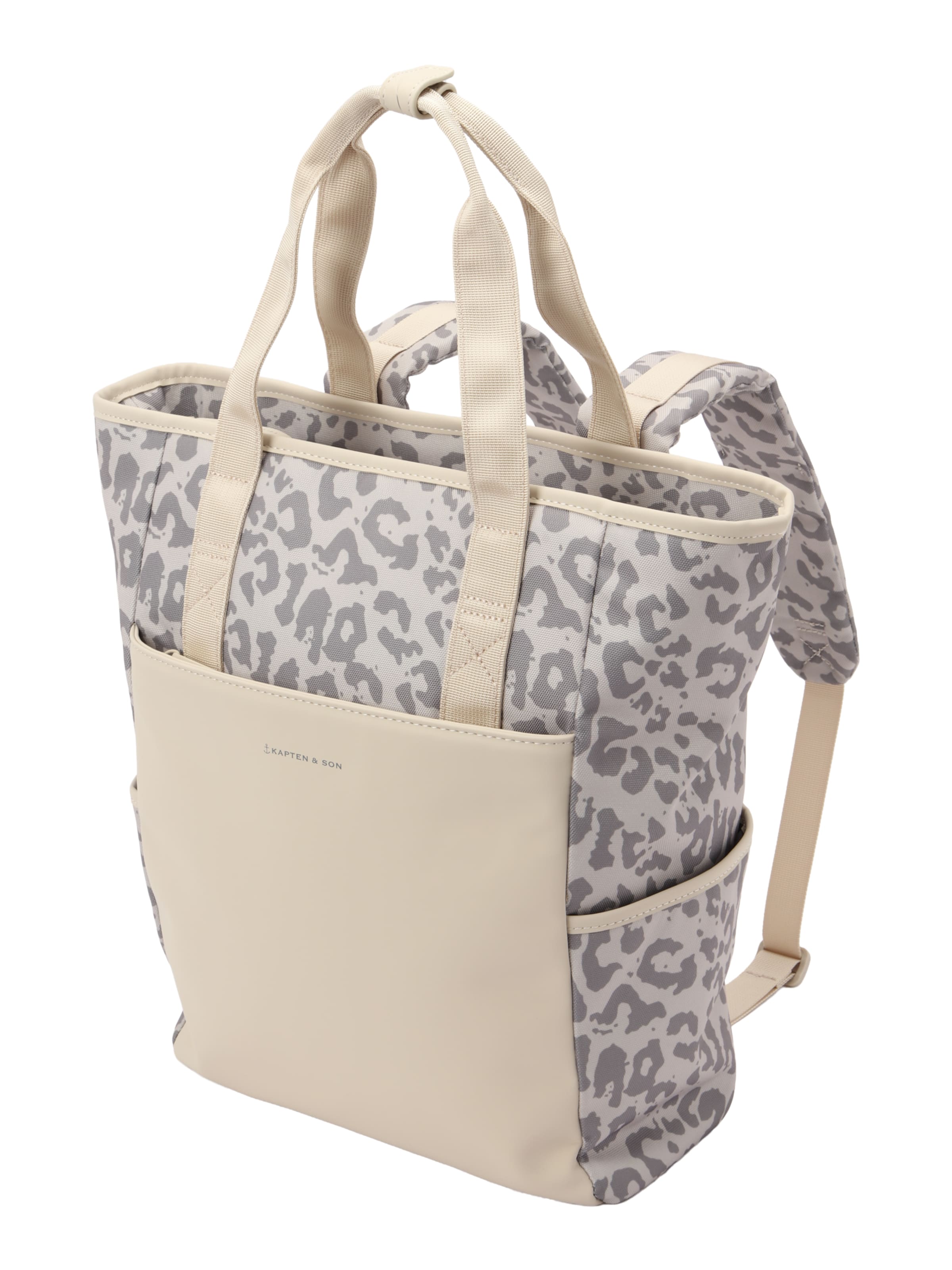 Kapten & Son Batoh 'Lindby' – béžová: přední strana