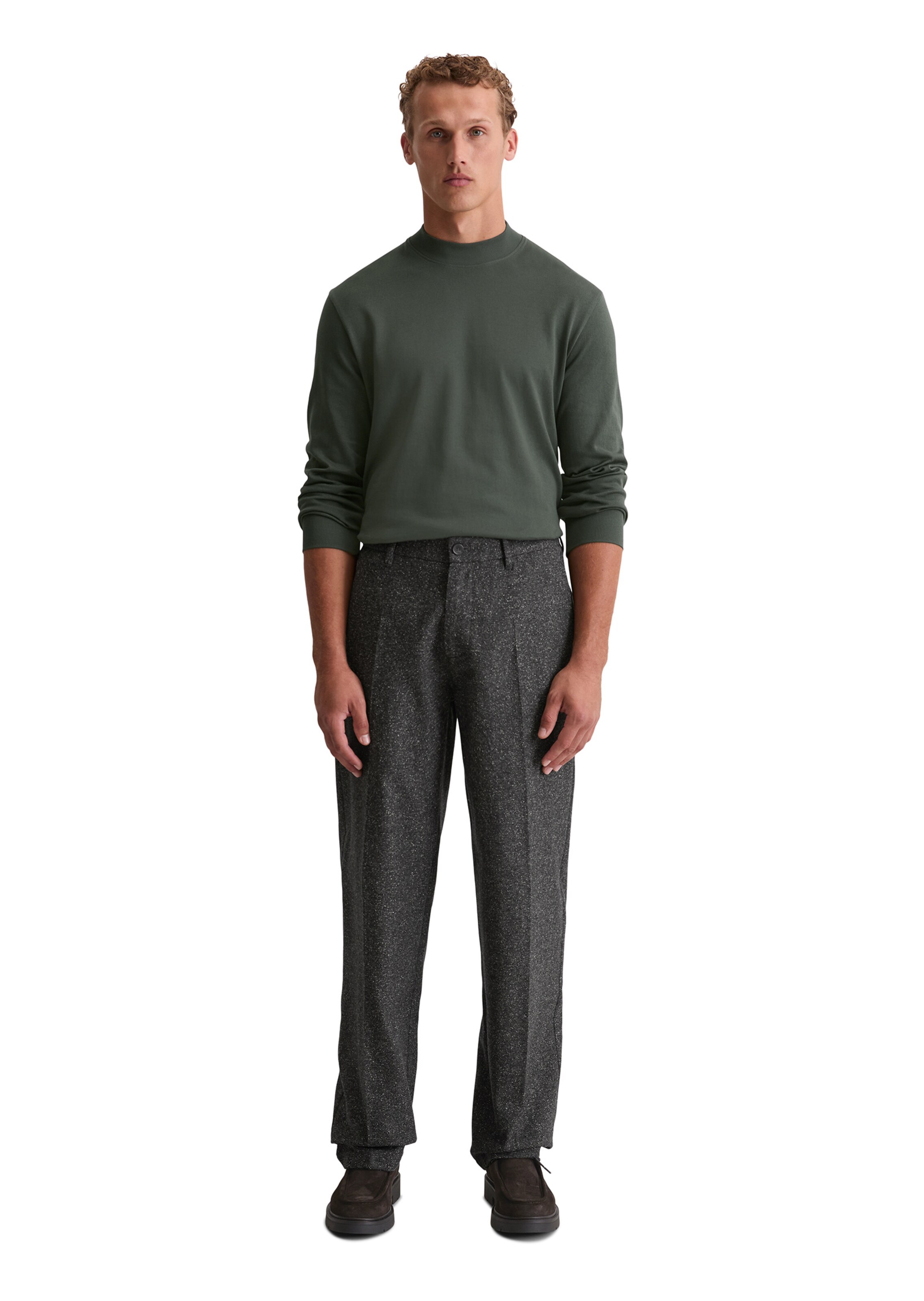 Marc O'Polo Loose fit Trousers in Grey