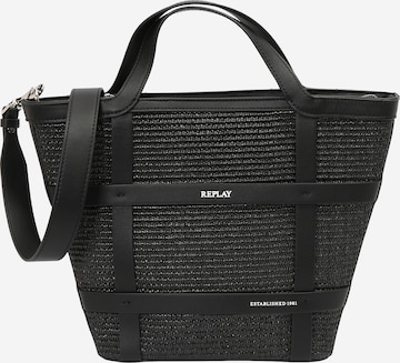 REPLAY Handtasche in Schwarz: predná strana