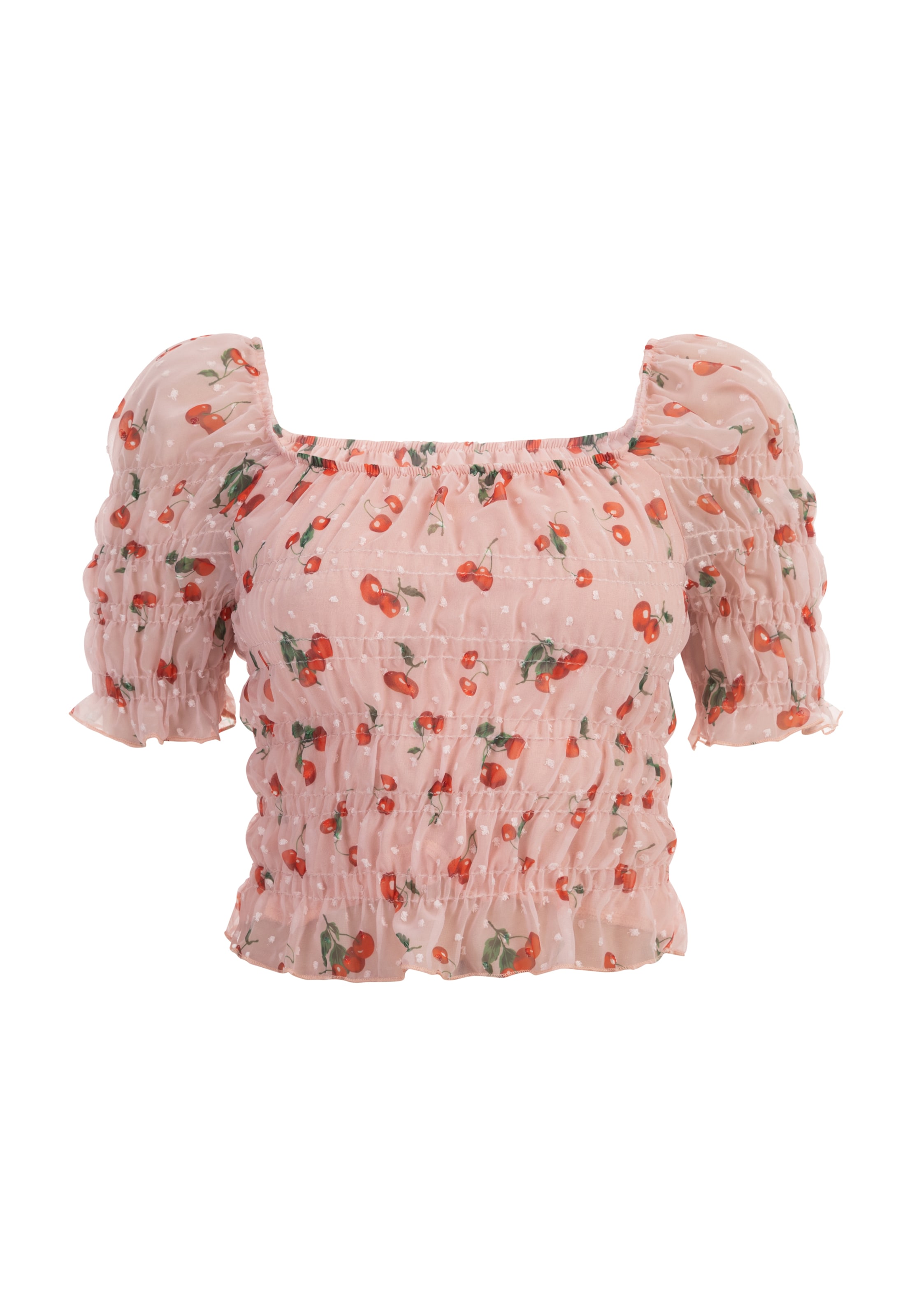 MYMO - Blusa em rosa: frente