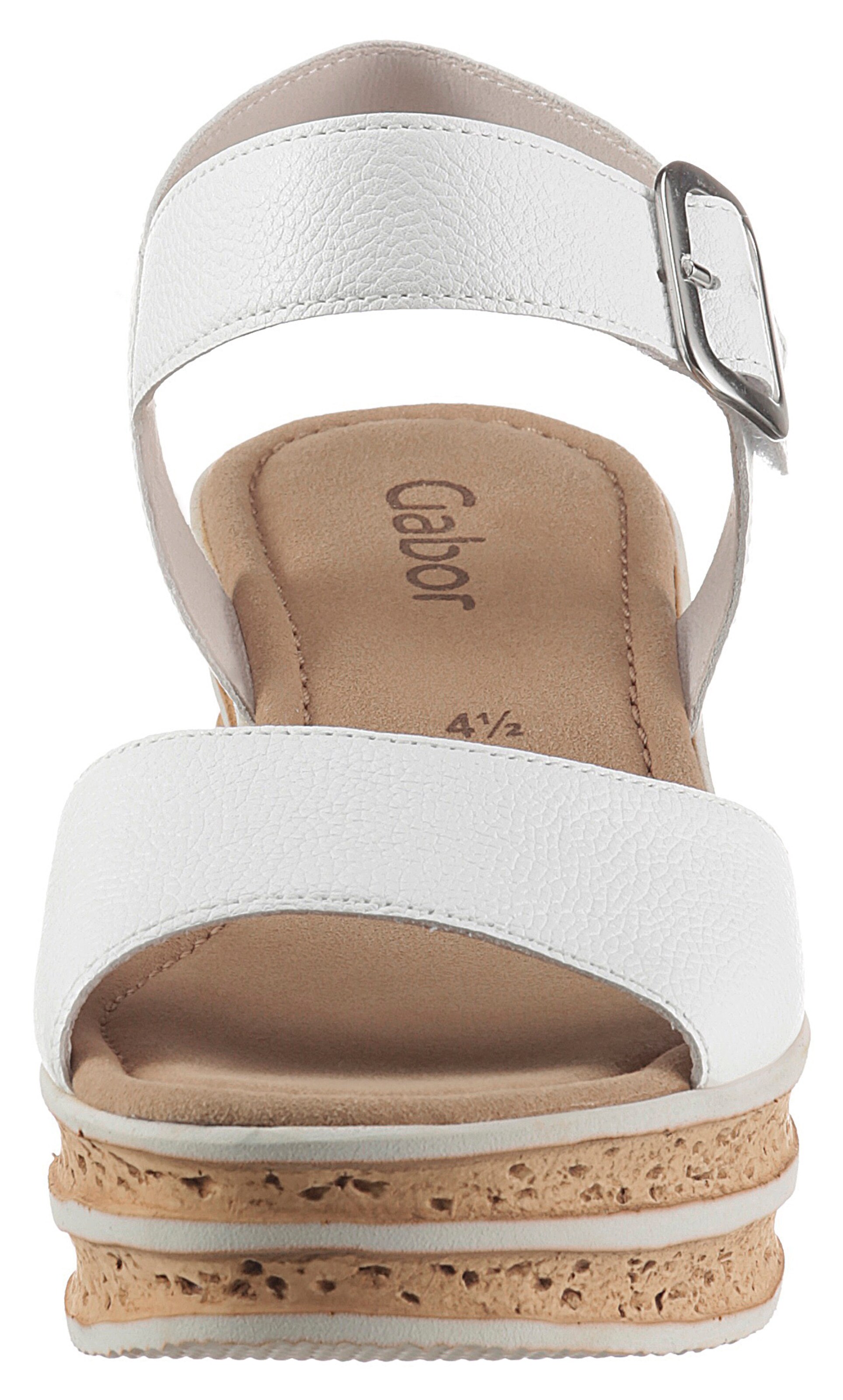 GABOR Pántos szandál - fehér