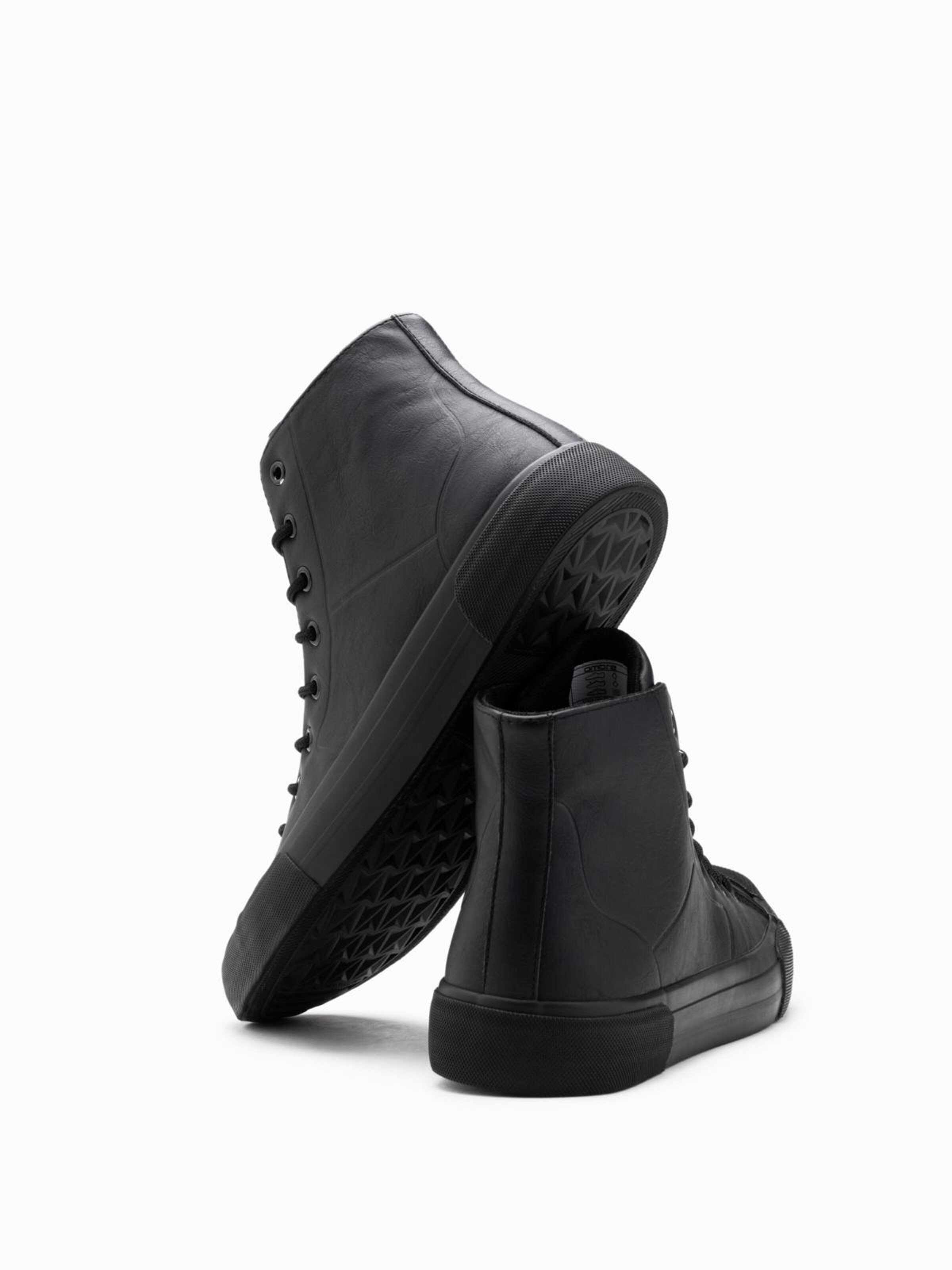 Ombre High-top trainers in Black