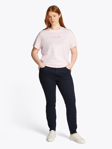 Tommy Hilfiger Curve Shirt in Roze