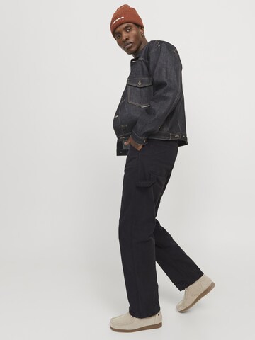 JACK & JONES Свободный крой Брюки-карго 'JPSTEddie JJCarpenter' в Черный