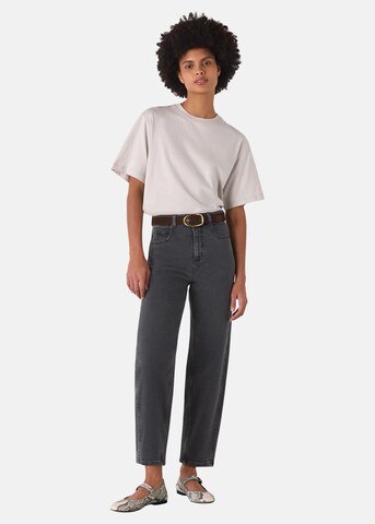 Whistles Barrel Jeans in Grey: front