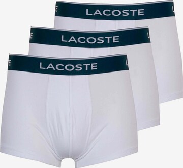 LACOSTE Boksershorts 'Casualnoirs' i hvid: forside