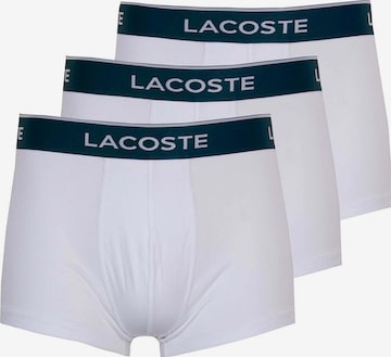 LACOSTE Boxerky 'Casualnoirs' - biela: predná strana