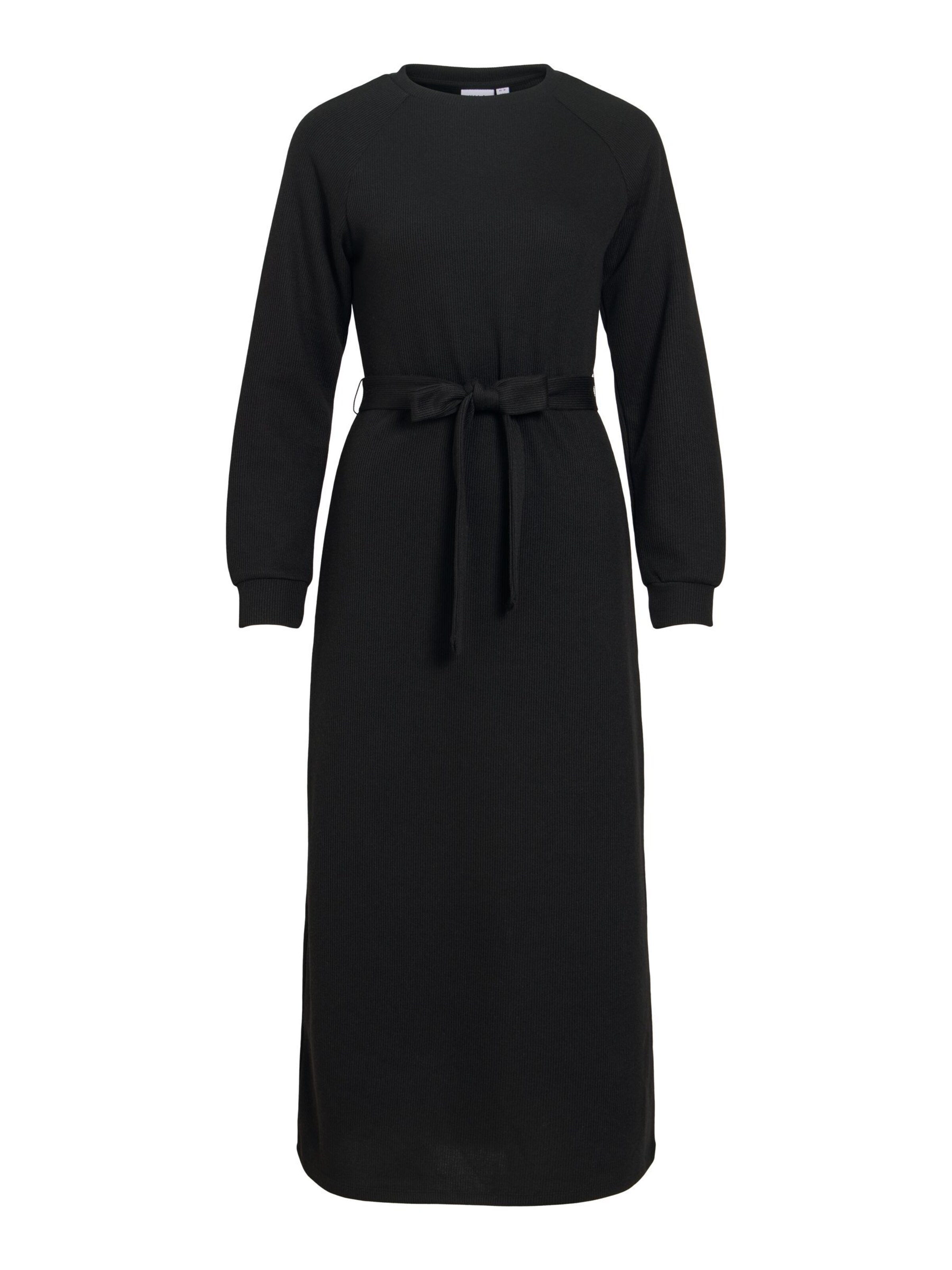 VILA Knit dress 'VIEMMY' in Black: front