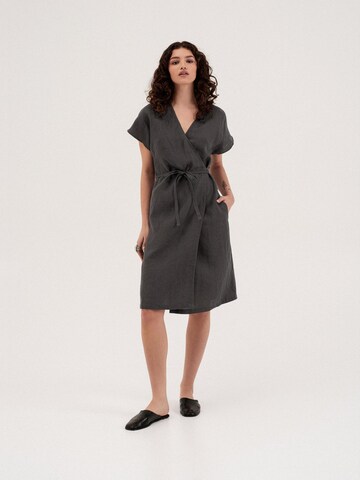 AmourLinen Jurk 'Olivia' in Grijs