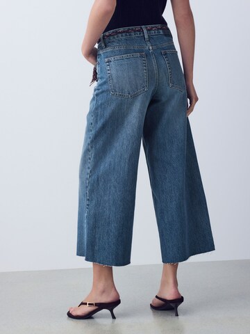 Wide Leg Jean Next en bleu