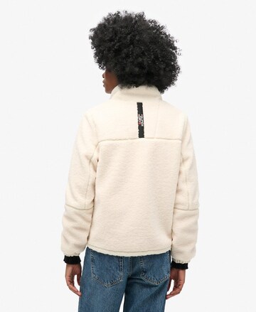 Superdry Fleece jacket in White