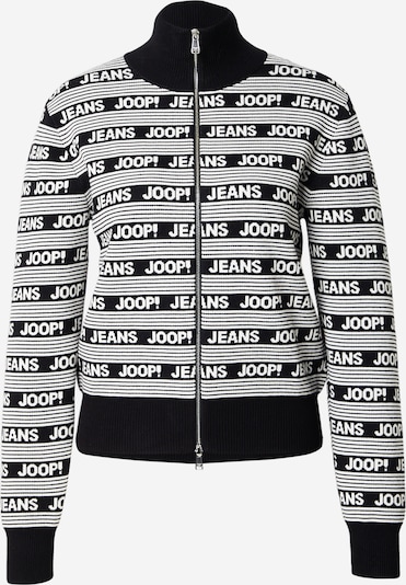 JOOP! Jeans Neuletakki 'Kadri' värissä musta / valkoinen, Tuotenäkymä