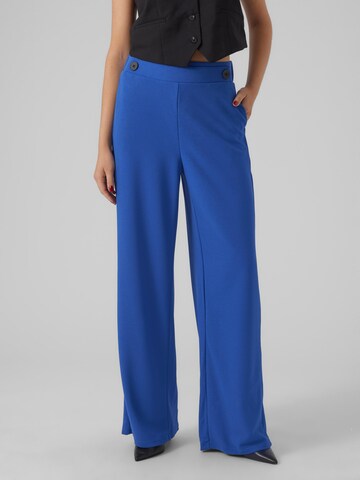 VERO MODA Wide leg Pants in Blue: front