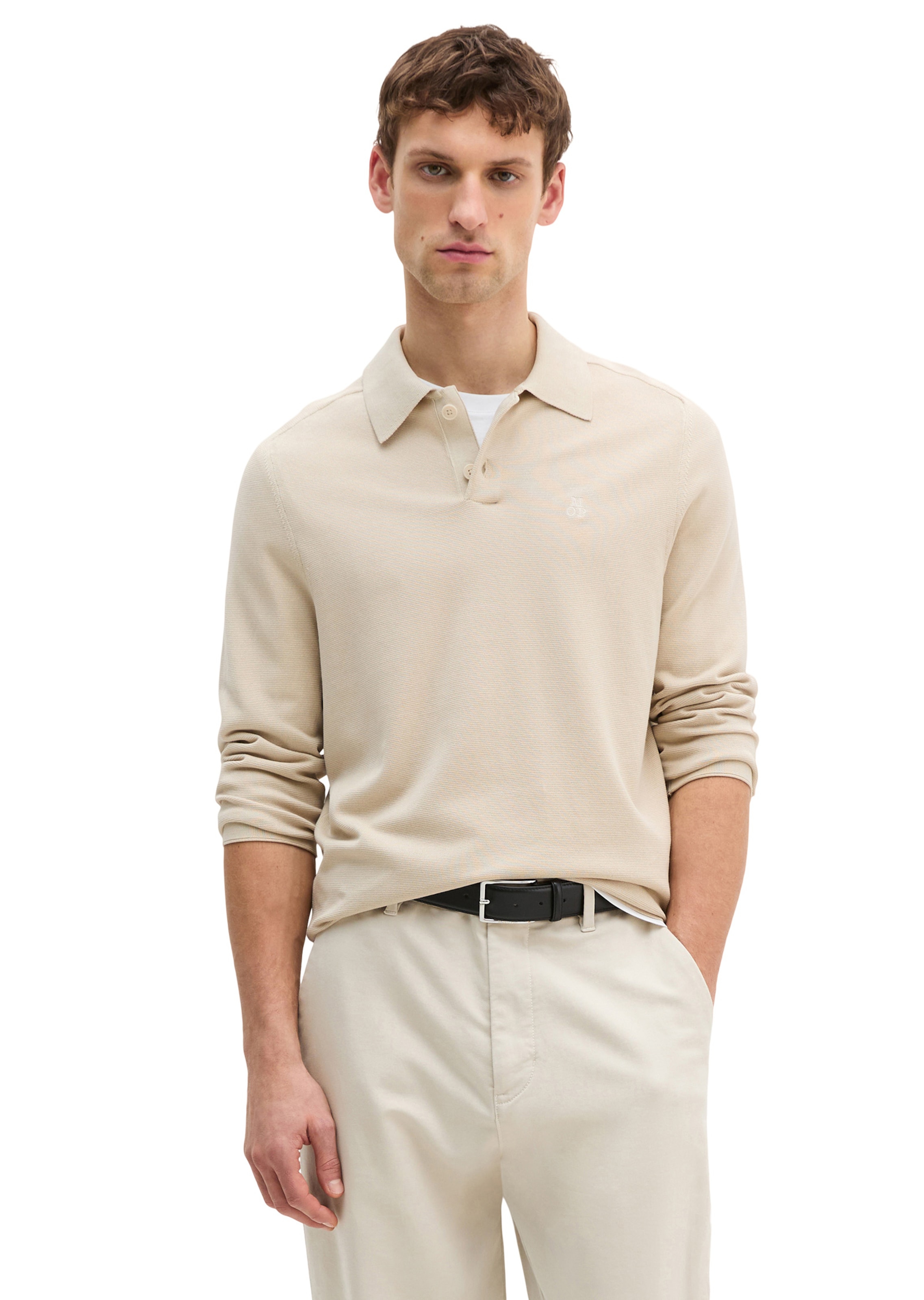 Marc O'Polo Sweater in Beige: front