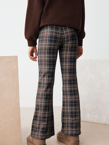 Next Flared Trousers in Brown