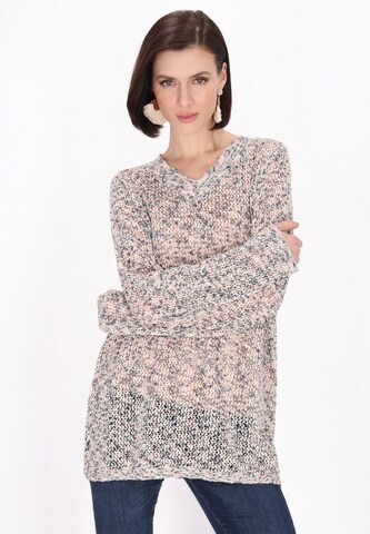 usha FESTIVAL Sweater in Blue: front