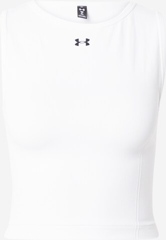 Haut de sport UNDER ARMOUR en blanc : devant