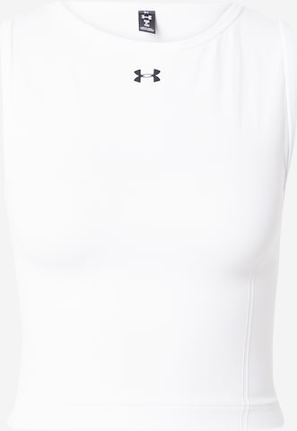 UNDER ARMOUR Sports Top in White: front