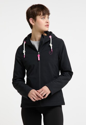 myMo ATHLSR Outdoor Jacket in Black: front