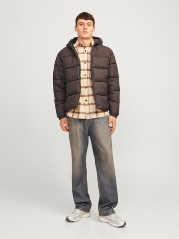JACK & JONES Winter jacket 'JJMoon' in Brown