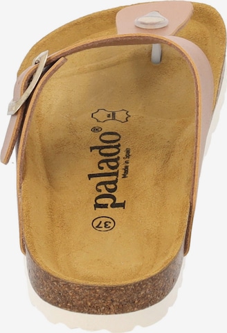 Palado Teenslipper 'Kos Metallic' in Beige