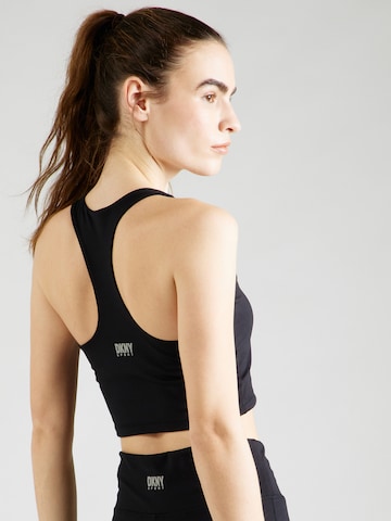 DKNY Performance Bustier Sport-BH 'BALANCE' in Schwarz