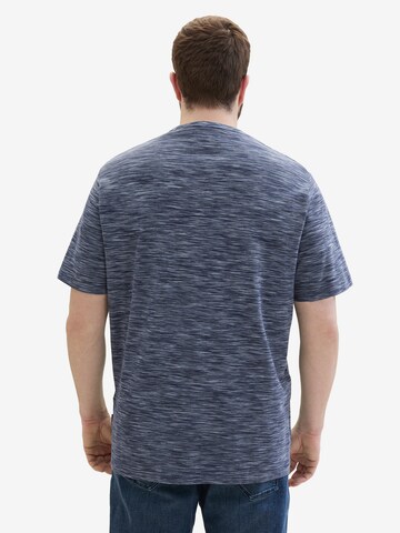 TOM TAILOR Men + T-Shirt in Blau