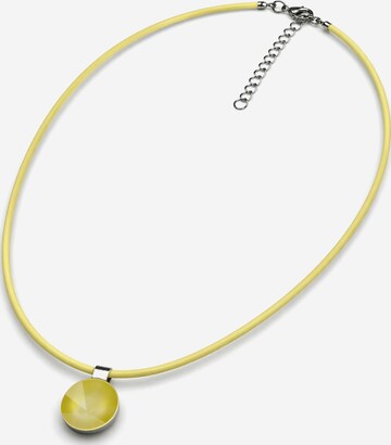 COLLEZIONE ALESSANDRO Necklace 'Frankfurt' in Yellow: front