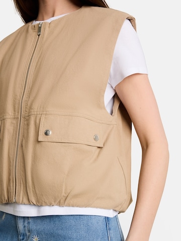 Gilet TOM TAILOR DENIM en beige