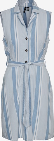 Robe-chemise 'Akelasandy' VERO MODA en bleu : devant