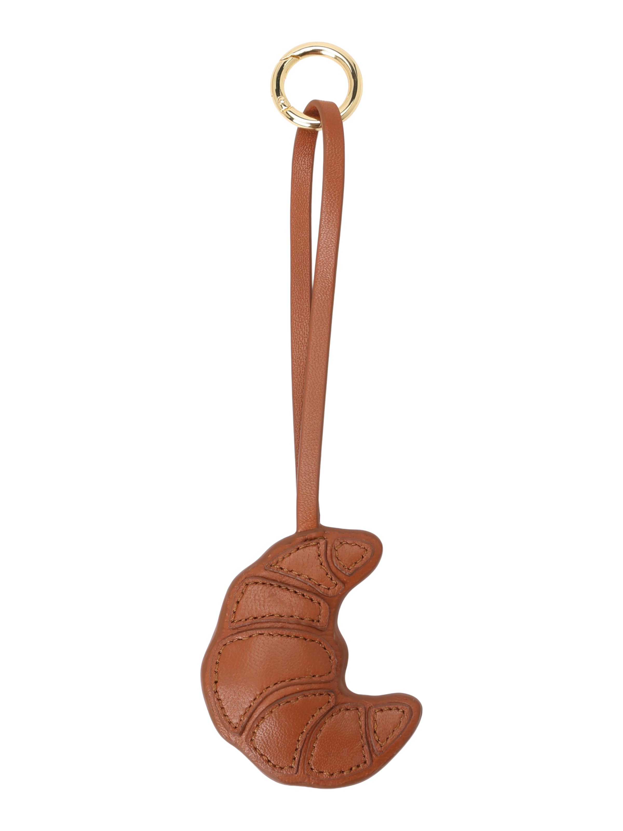 & Other Stories Key ring in Brown: front