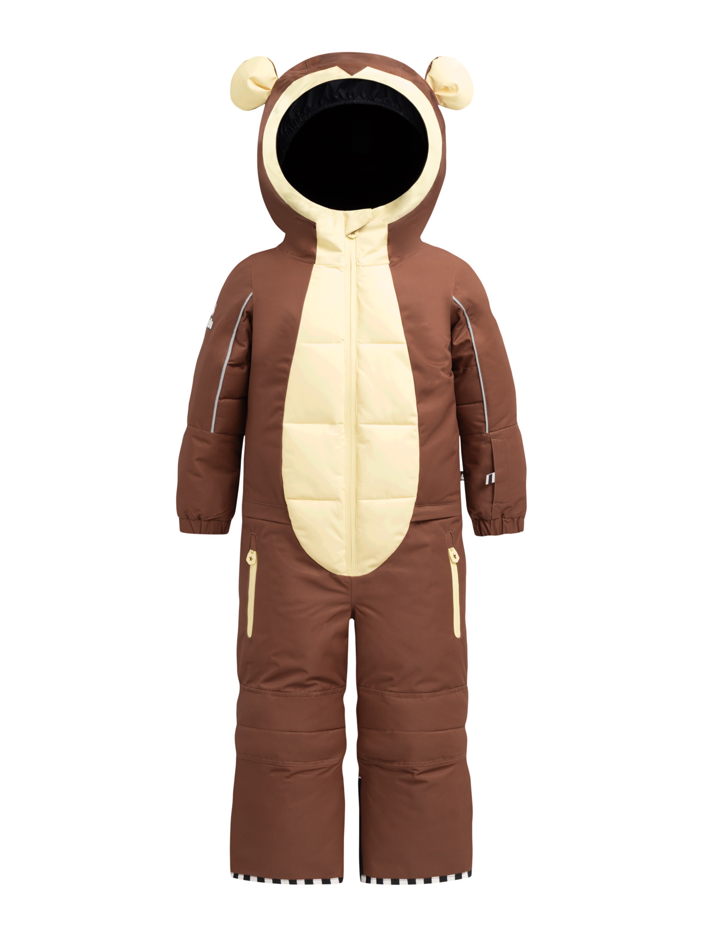 WeeDo Overall ' Schneeanzug' in Brown: front