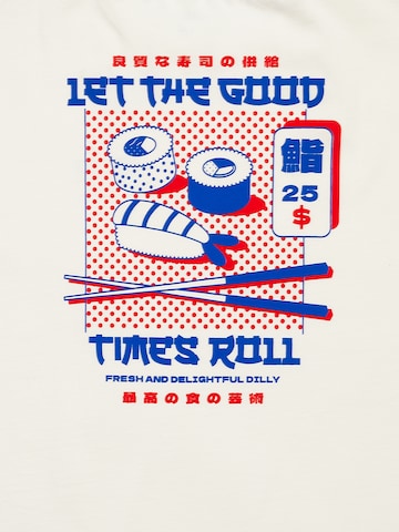 DillySocks Bluser & t-shirts 'Let The Good Times Roll' i hvid