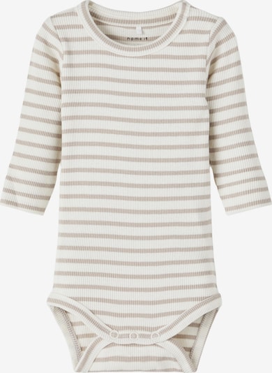 Tutina / body per bambino 'BANO' NAME IT di colore beige chiaro / beige scuro, Visualizzazione prodotti