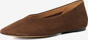 Ballerines Dune LONDON en marron : devant