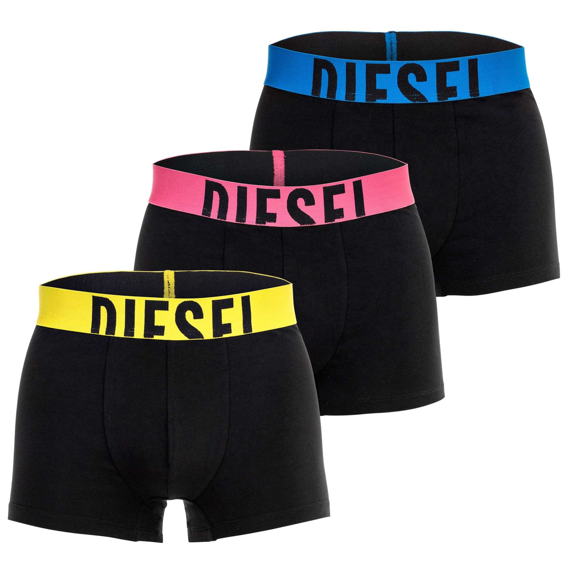 DIESEL Boxer shorts 'Damien' in L in Blue / Yellow / Pink / Black, Item view