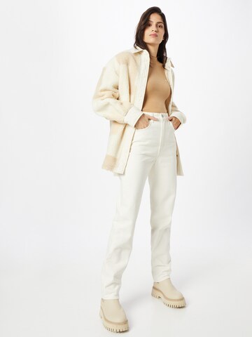 LEVI'S ® Slimfit Jeansy '70s High Slim Straight' w kolorze biały