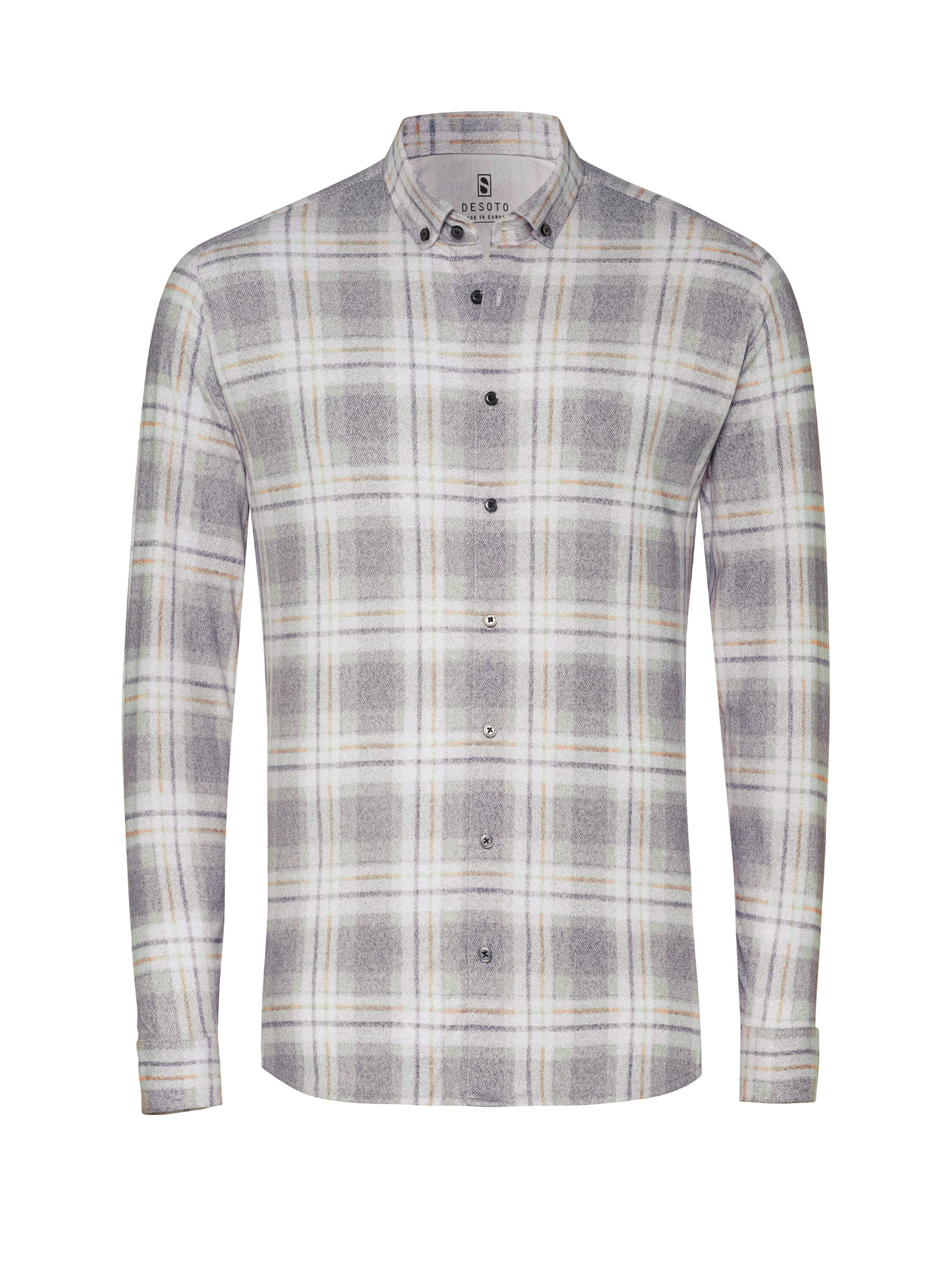 DESOTO Slim fit Overhemd in Grijs: voorkant