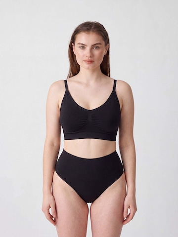 SNOCKS Bustier Minimizer in Zwart: voorkant