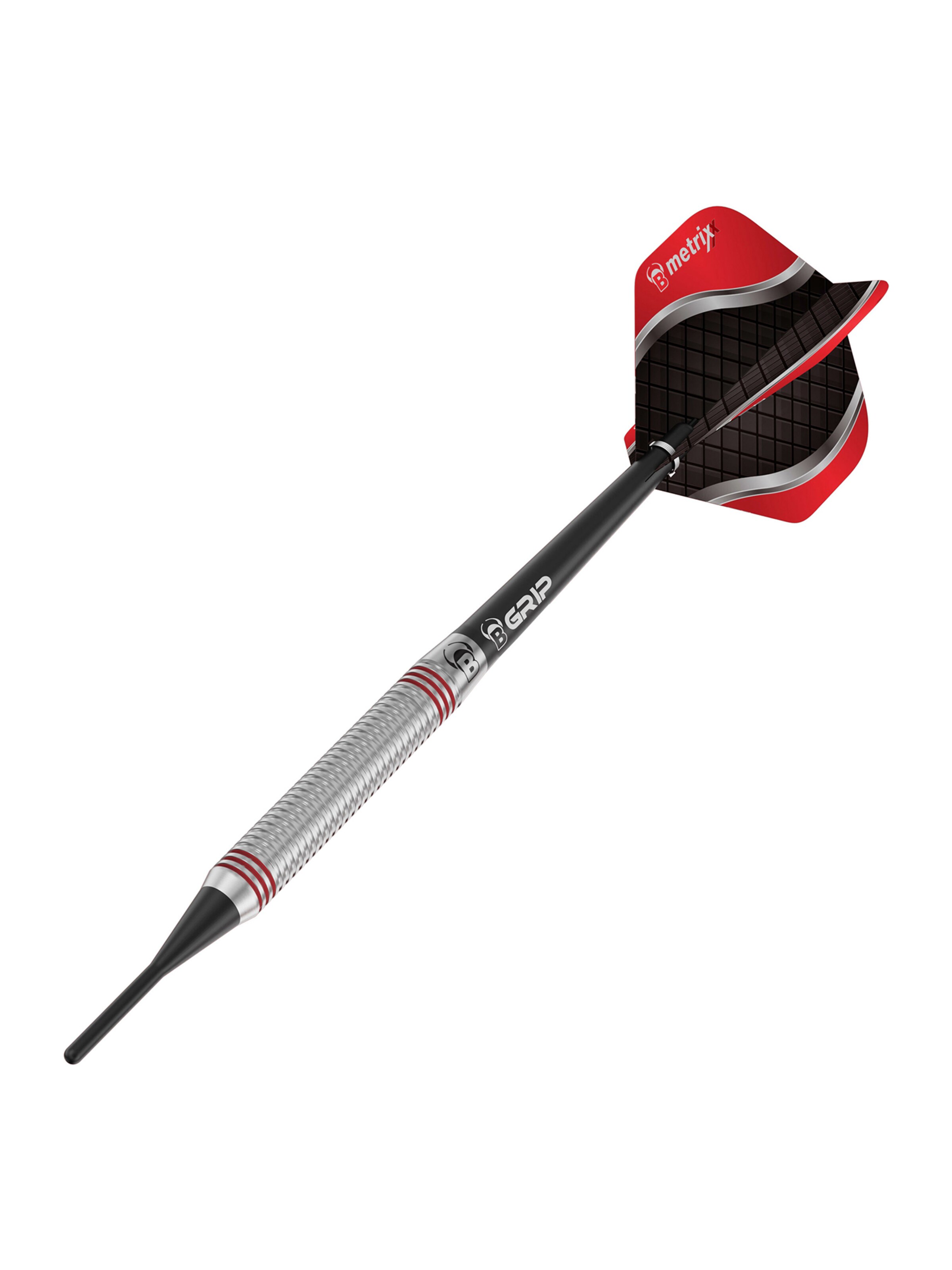 BULL'S Steeldarts ' Artos AR3 Dartpfeile 80% Tungsten Darts-Set Anfänger ' in Rot: Vorderseite