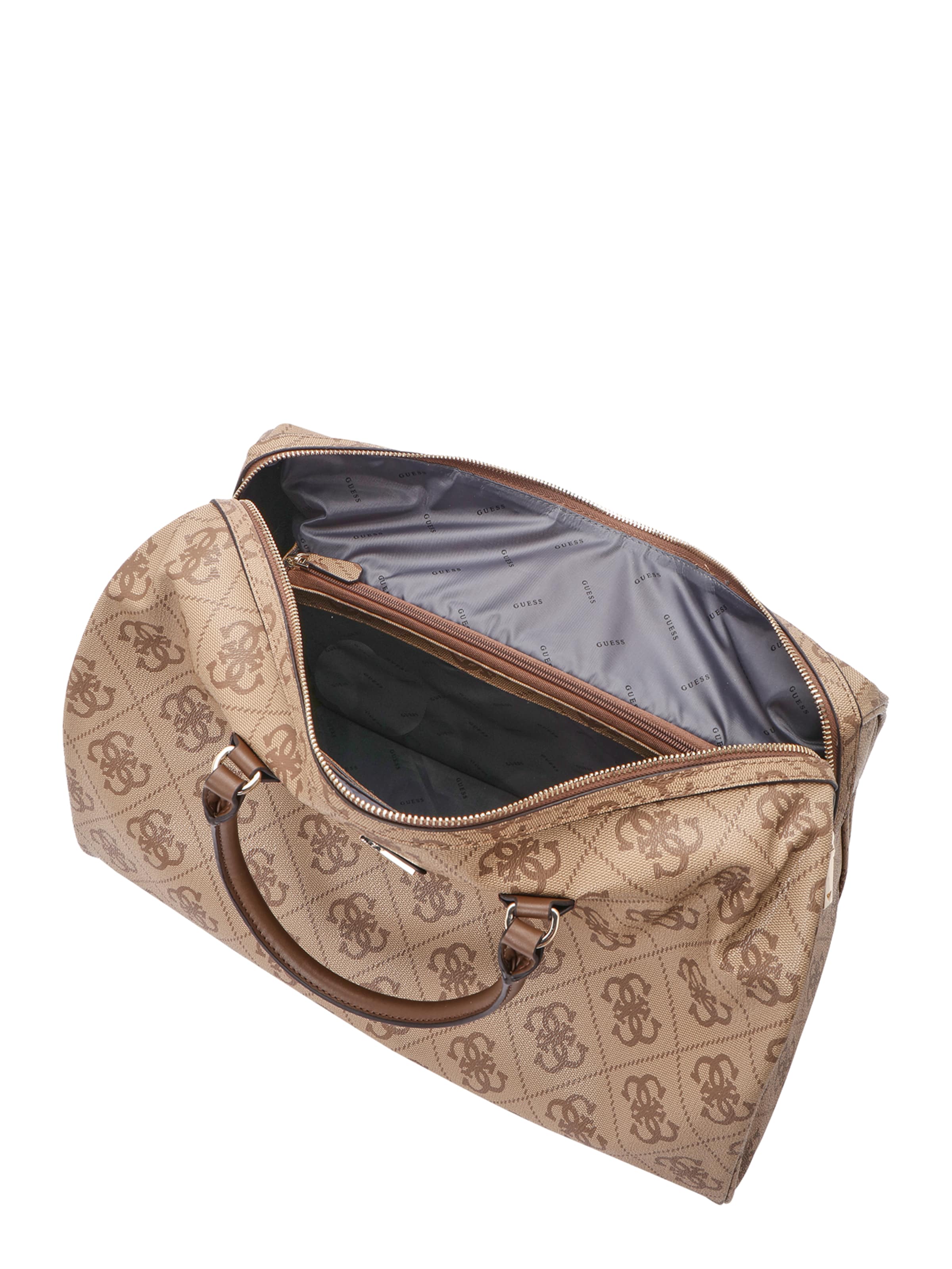 GUESS Βαλίτσα με ροδάκια 'Berta' σε καφέ
