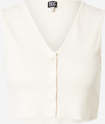 BDG Urban Outfitters Top - biela: predná strana