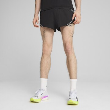 PUMA Regular Sportbroek 'Raceday Ultraweave 3' in Zwart: voorkant