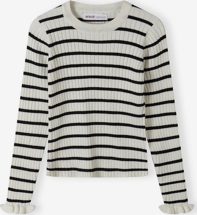 MINOTI Pulover u crna / vuneno bijela, Pregled proizvoda