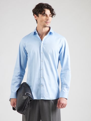 SELECTED Slim fit Button Up Shirt in Blue: front