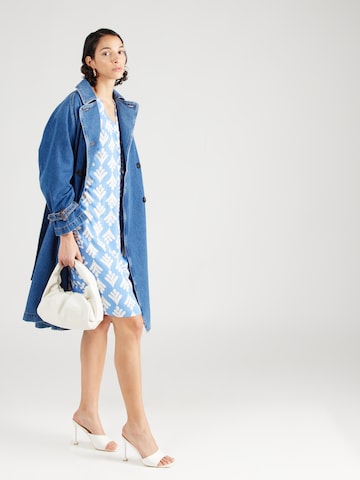 Sublevel Shirt Dress in Blue