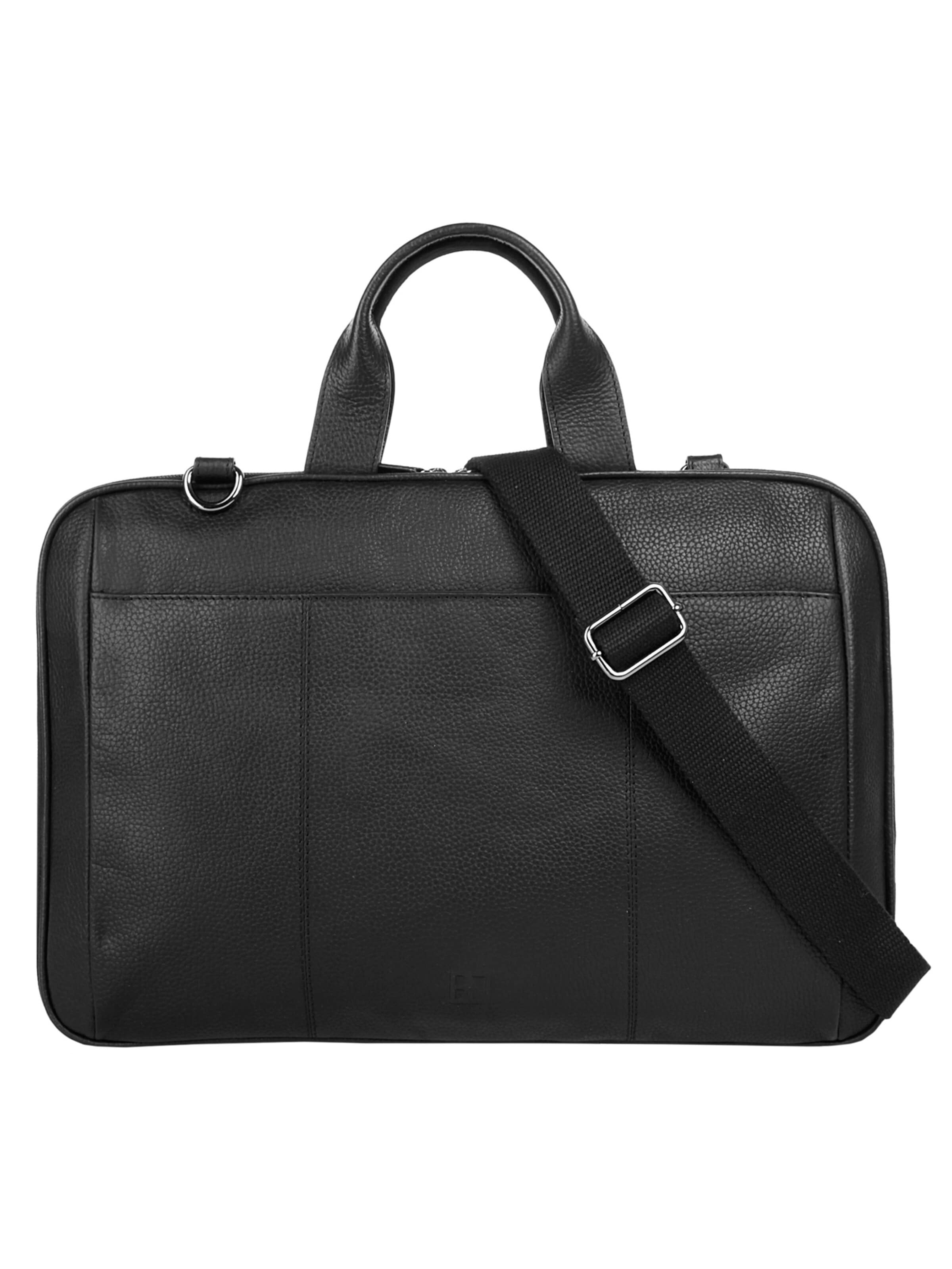 BODENSCHATZ Briefcase in Black: front