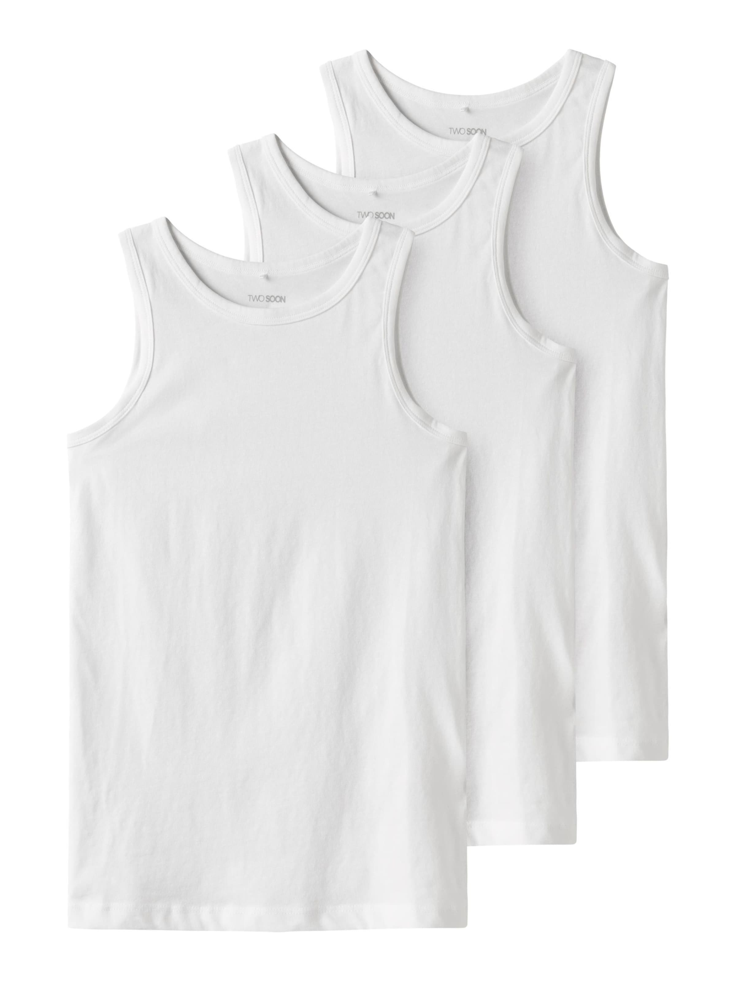 TWO SOON Tílko – bílá: přední strana