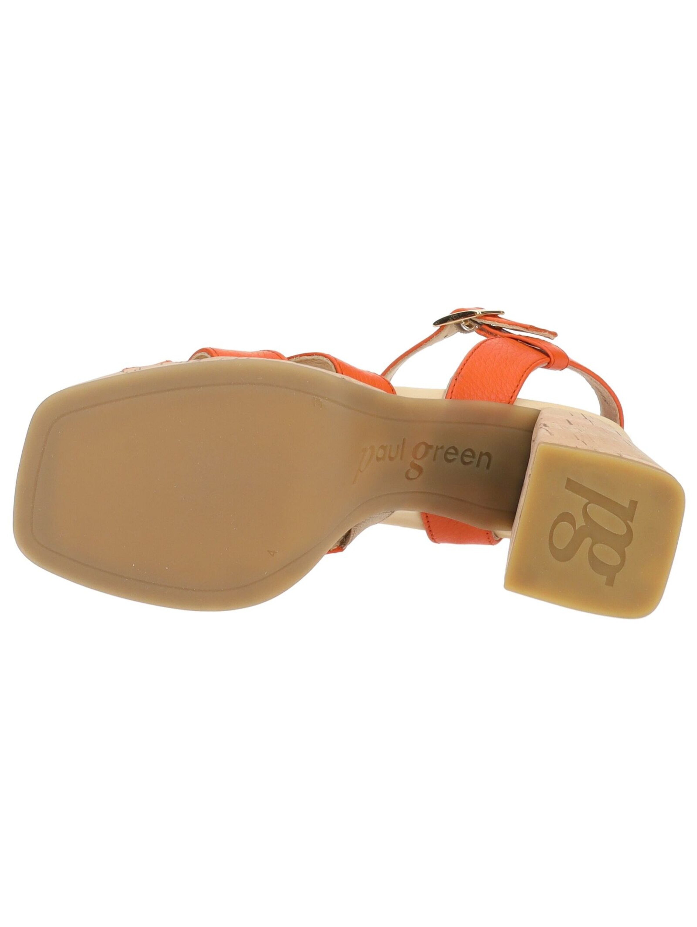Paul Green Sandalen met riem in Oranje