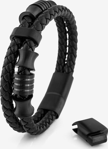 Akitsune Armband 'Gracilitas' in Schwarz: Vorderseite